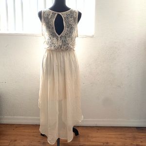 Stunning Cream Lace Dress